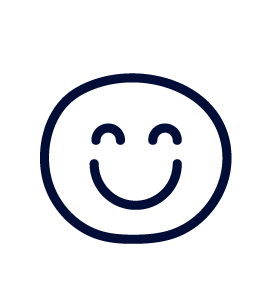 Smiling face icon